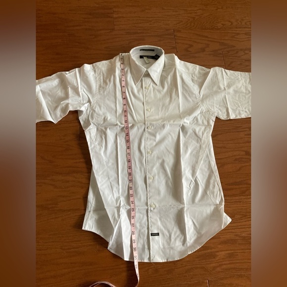 Murano White Classic Dress Shirt Button Up Medium long sleeved new in package - Picture 6 of 9